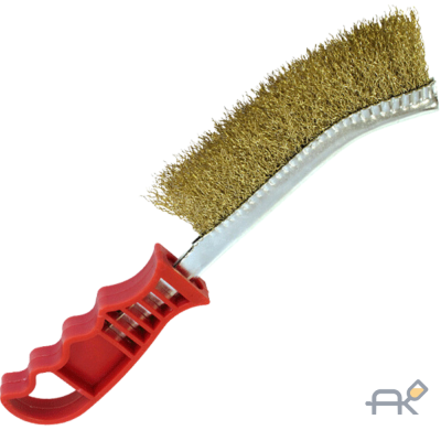 Щетка проволочная универсальная. латунная. 115мм (РОШМА)